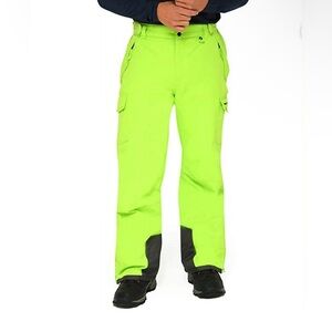 Arctix mens Snow Sports Cargo Pants lime green size 3XL